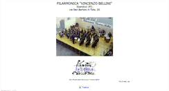 Desktop Screenshot of filarmonicabellini.com