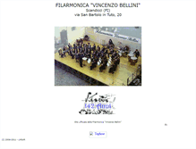 Tablet Screenshot of filarmonicabellini.com